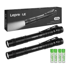 Lepro EA120023-2 sada LED bateriek, čierna, 2 ks