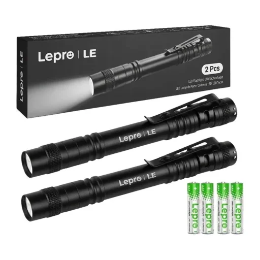 Lepro EA120023-2 sada LED bateriek, čierna, 2 ks - 1