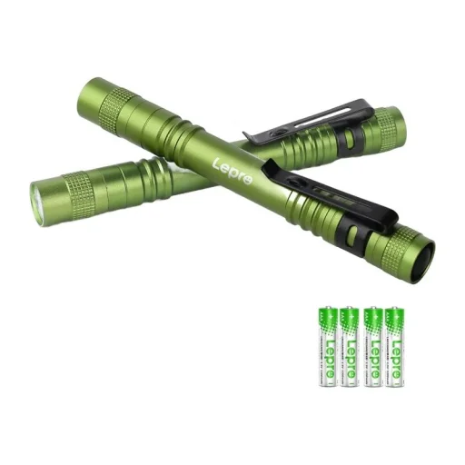 Lepro 120023L-GN-2 sada LED bateriek, zelená, 2 ks - 1