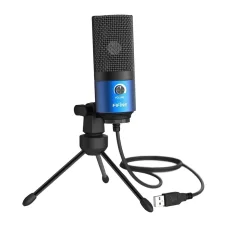 Fifine K669BB USB kondenzátorový mikrofón, modrý