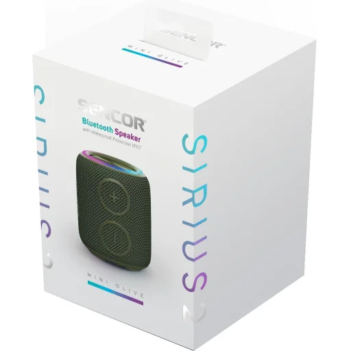 Sencor SSS SIRIUS 2 MINI bezdrôtový Bluetooth reproduktor, olivovozelený, 16 W - 13