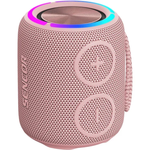 Sencor SSS Sirius 2 Mini bezdrôtový Bluetooth reproduktor 16 W, ružový - 3