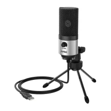 Fifine K669BS USB kondenzátorový mikrofón, strieborný