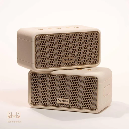 YENKEE YSP 50BG MAMBO S Bluetooth reproduktor, béžový, 20 W - 16