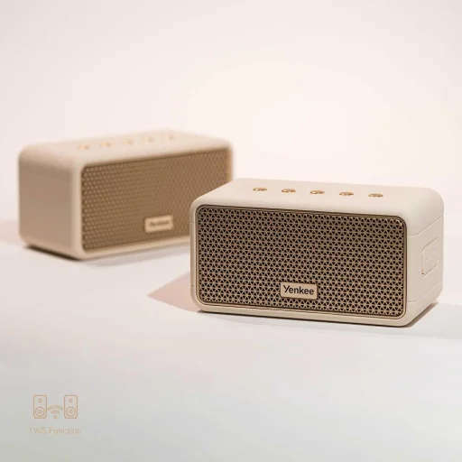 YENKEE YSP 50BG MAMBO S Bluetooth reproduktor, béžový, 20 W - 17
