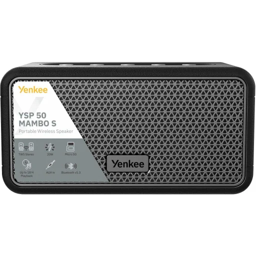 YENKEE YSP 50BK MAMBO S Bluetooth reproduktor čierny 20 W - 9