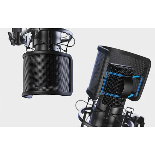 Fifine U1 pop filter v tvare U pre mikrofón, čierny - 5