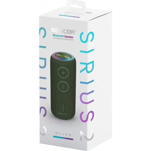 Sencor SSS SIRIUS 2 Olive Bluetooth reproduktor, 20 W, IPX7, zelený - 13