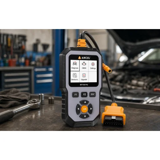 ANCEL MT100 PRO motocyklový diagnostický skener - 7