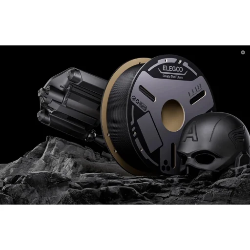 ELEGOO PETG-CF filament s uhlíkovými vláknami, čierny, 0,5 kg - 3