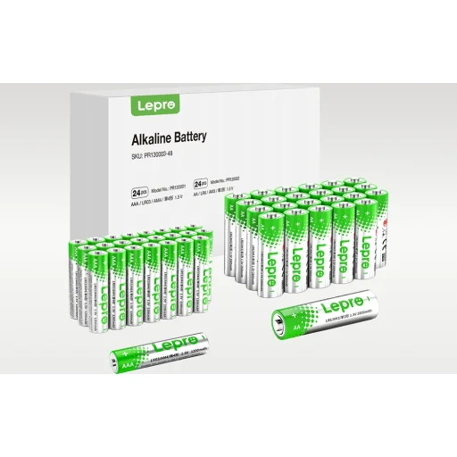 LEPRO PR130003-48 sada alkalických batérií AA a AAA, 48 ks - 6