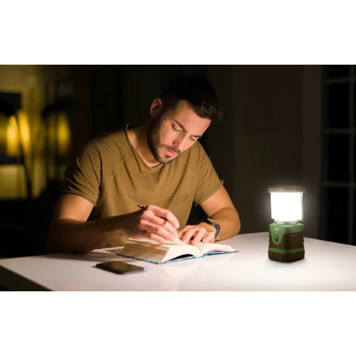 Lepro 3300008-2 nabíjateľné LED kempingové svietidlo, zelené, 2 ks - 4