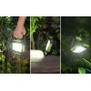 LEPRO 330023 nabíjateľné LED kempingové svietidlo, 1000 lm, čierne thumbnail