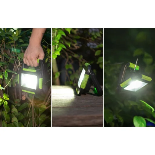 LEPRO 330023 nabíjateľné LED kempingové svietidlo, 1000 lm, čierne - 4