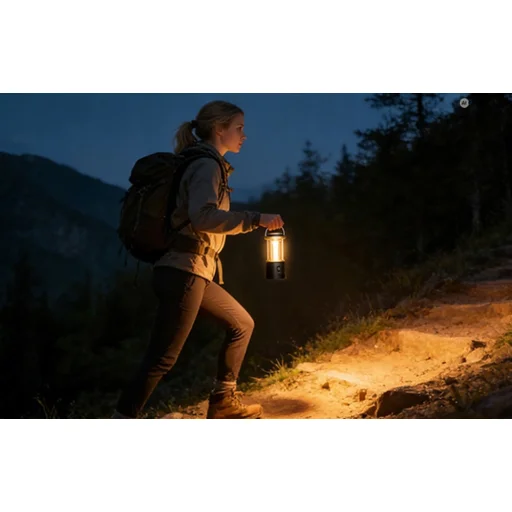 LEPRO 330043-BK 1100 lm kempingová lampa, čierna - 5