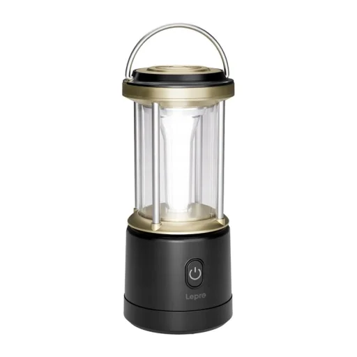 LEPRO 330043-BK 1100 lm kempingová lampa, čierna - 1