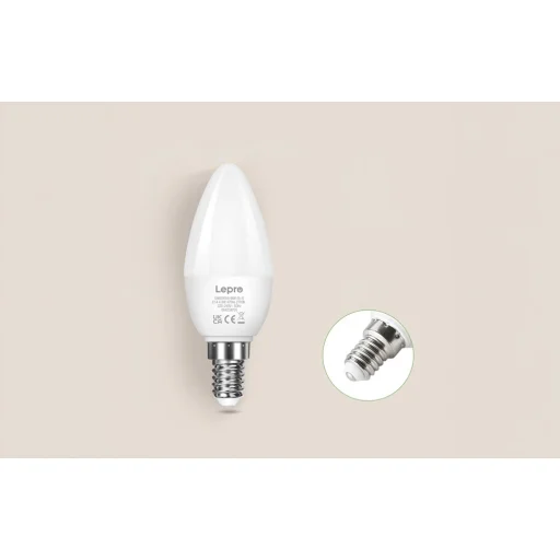 LEPRO 600059-WW-EU-6 E14 LED sviečková žiarovka, 4,2 W, 470 lm, 2700 K, 6 ks - 2