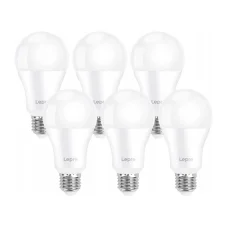 LEPRO 100080-DW-EU-6 E27 A60 LED žiarovka, 13 W, 1521 lm, 6500 K, studená biela, 6 ks