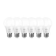 LEPRO 100089-WW-EU-6 E27 A60 LED žiarovka, 8,5 W, 806 lm, 2700 K teplá biela, 6 ks