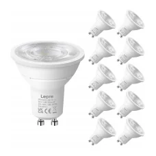 LEPRO 200082-DW-EU-10 GU10 LED reflektorová žiarovka, 3,6 W, 345 lm, 6500 K, 10 ks
