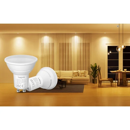LEPRO 200073-WW-EU-5 GU10 LED žiarovka, 4,5 W, 345 lm, 2700 K, teplá biela, 5 ks - 2