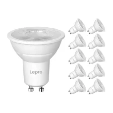 LEPRO PR200084-WW-EU-10 GU10 stmievateľná LED žiarovka, 4,5 W, 345 lm, 2700 K, 10 ks