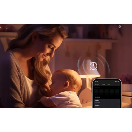 LEPRO B1-EU-2 E27 Wi-Fi inteligentná LED žiarovka, 2 ks, biela a RGB - 4