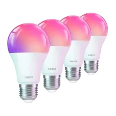 LEPRO B1-EU-4 inteligentná Wi-Fi LED žiarovka E27, 4 ks
