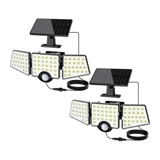 Sada solárnych LED lámp LEPRO 640005-DW-2, biela, 2 ks - 1