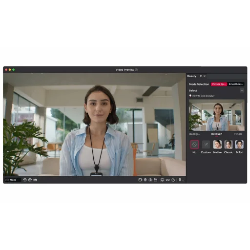 OBSBOT Meet Flip AI 4K webkamera - 10