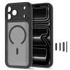 iPhone 17 Pro / 18 Pro matne čierne puzdro Tech-Protect MagPeak MagSafe CC thumbnail