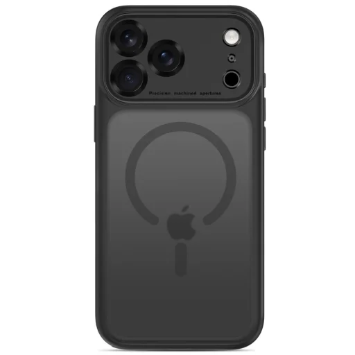 iPhone 17 Pro / 18 Pro matne čierne puzdro Tech-Protect MagPeak MagSafe CC - 3