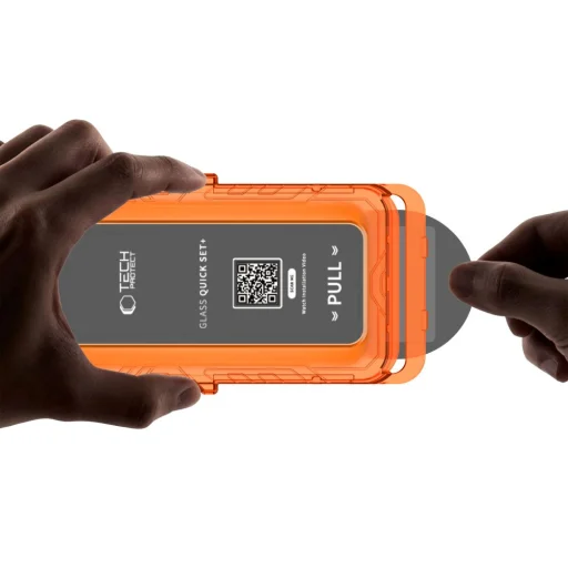 iPhone 17 Pro Max / 18 Pro Max čierne Tech-Protect Quick Set+ tvrdené sklo, balenie 2 kusy - 4