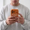 iPhone 17 Pro / 18 Pro kozmikus narancssárga/átlátszó Tech-Protect MagPeak MagSafe CC tok thumbnail