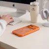 iPhone 17 Pro / 18 Pro matt kozmikus narancssárga Tech-Protect MagPeak MagSafe CC tok thumbnail