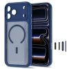 Apple iPhone 17 Pro Max / 18 Pro Max Tmavomodré matné Tech-Protect MagPeak MagSafe CC puzdro thumbnail