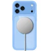 Apple iPhone 17 Pro Max / 18 Pro Max áttetsző világoskék Tech-Protect MagPeak MagSafe CC tok thumbnail