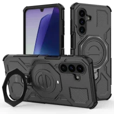 Samsung Galaxy A17 / A18 4G / 5G matt fekete Tech-Protect TacticStand MagSafe tok