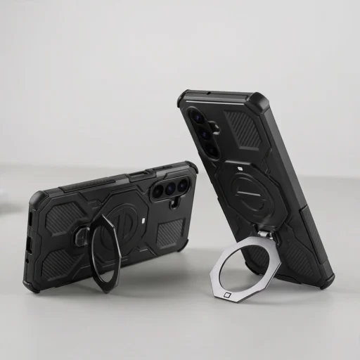 Samsung Galaxy A17 / A18 4G / 5G matné čierne puzdro Tech-Protect TacticStand MagSafe - 7