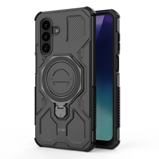 Samsung Galaxy A17 / A18 4G / 5G matné čierne puzdro Tech-Protect TacticStand MagSafe - 3