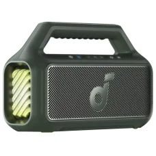 Anker SoundCore Boom 2 nová verzia bezdrôtový reproduktor, 80 W, skutočné bezdrôtové stereo, podsvietenie meniace farby, vodoodolný, zelený A3138062