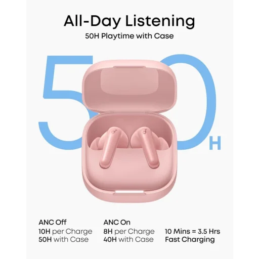 Anker Soundcore R60i, ružové D1202G51 bluetooth slúchadlá - 2