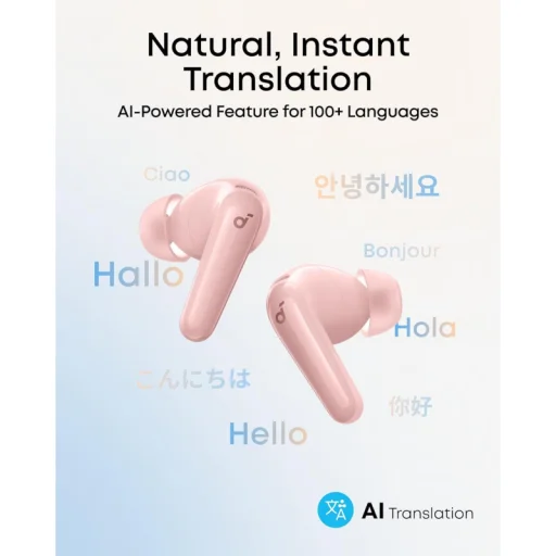 Anker Soundcore R60i, ružové D1202G51 bluetooth slúchadlá - 3