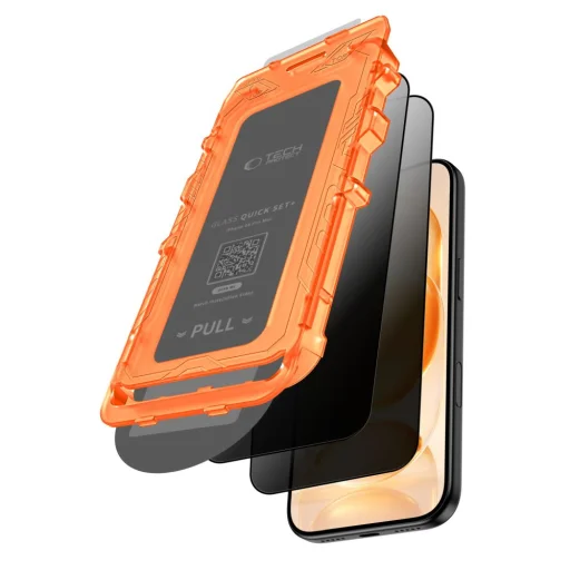 Tech-Protect Quick Set Spy+ privátne tvrdené sklo pre iPhone 18 Pro, 2 ks - 2