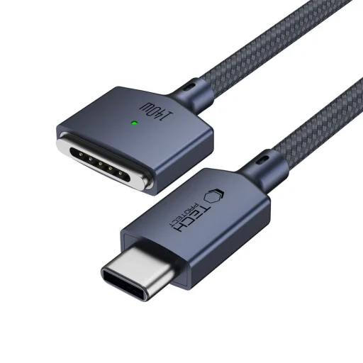 Tech-Protect MMC01 Ultraboost USB-C – MagSafe 3 magnetický nabíjací kábel 140W 300 cm temne modrá - 3