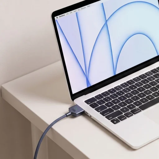 Tech-Protect MMC01 Ultraboost USB-C – MagSafe 3 magnetický nabíjací kábel 140W 300 cm temne modrá - 6