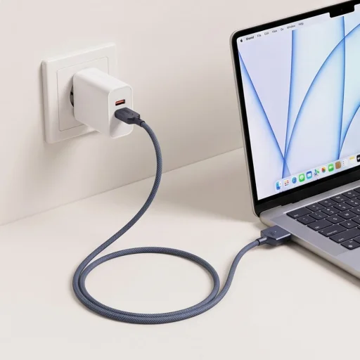 Tech-Protect MMC01 Ultraboost USB-C – MagSafe 3 magnetický nabíjací kábel 140W 300 cm temne modrá - 7