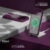 Etteri silikónové magnetické puzdro pre Samsung Galaxy S26 Ultra, tmavočerešňové puzdro thumbnail
