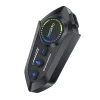 Yesido - Motocyklový headset do prilby (VC19) - s reproduktormi a mikrofónom, Bluetooth 5.4, 13-hodinová výdrž batérie, IPX6 - čierny thumbnail