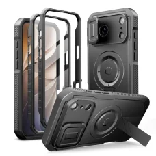  Apple iPhone 17 Pro Max / 18 Pro Max fekete Tech-Protect Kevlar MagSafe 2-Set védőtok